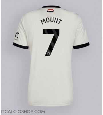 Manchester United Mason Mount #7 Terza Maglia 2024-25 Manica Corta